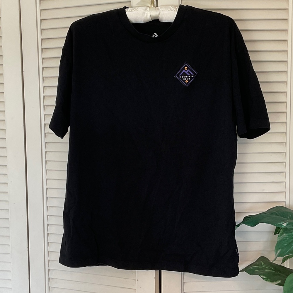 Converse Black Graphic Short Sleeve Tee